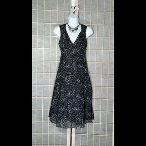 BANANA REPUBLIC DRESS COTTON SILK SZ 0